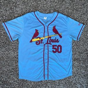 Adam Wainright Baby Blue Jersey